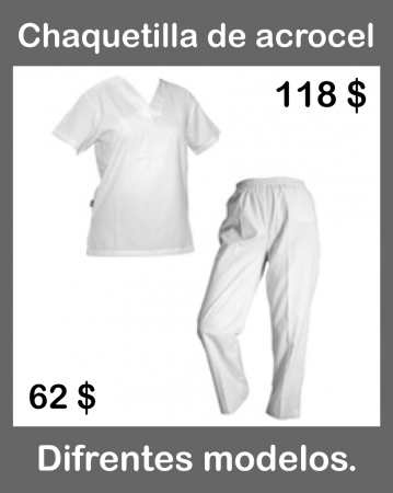 Chaquetilla y pantalón.